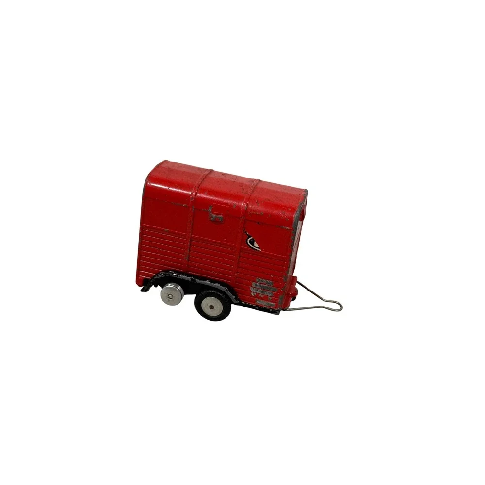 VTG Corgi Toys Rice Pony Trailer Red Diecast Horse Trailer Made in GT Britain